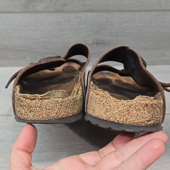 Birkenstock Mens Arizona  Suede Sandals with Buckle Straps Shoes Sz 44/11 Regula main image 6